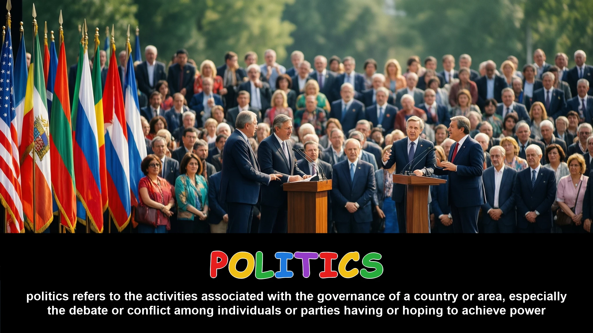 English Illustration for politics